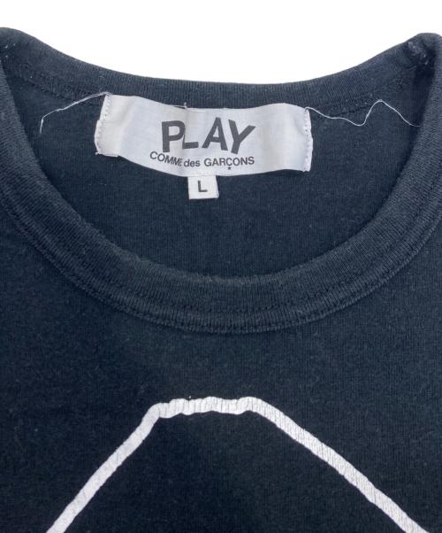 PLAY COMME des GARCONS（プレイコムデギャルソン）PLAY COMME des GARCONS (プレイコムデギャルソン) Tシャツ ブラック サイズ:Lの古着・服飾アイテム