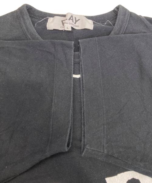 PLAY COMME des GARCONS（プレイコムデギャルソン）PLAY COMME des GARCONS (プレイコムデギャルソン) Tシャツ ブラック サイズ:Lの古着・服飾アイテム