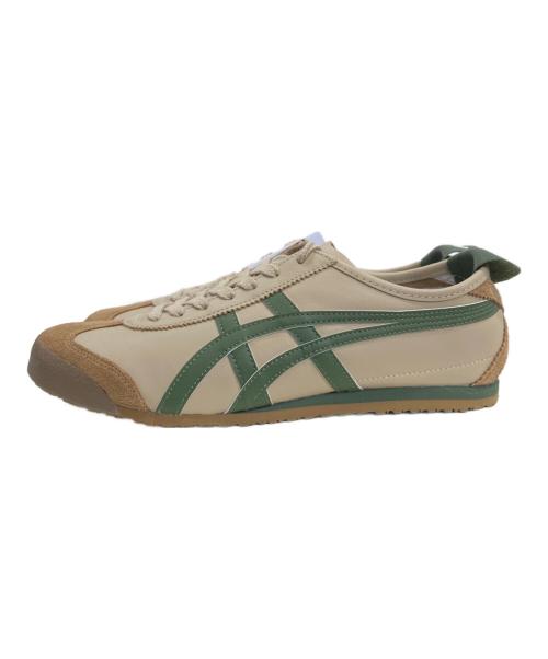 Onitsuka Tiger（オニツカタイガー）Onitsuka Tiger (オニツカタイガー) スニーカー ベージュ×オリーブ サイズ:27㎝ 未使用品の古着・服飾アイテム