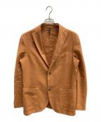 MONTEDOROモンテドーロ）の古着「苧麻混テーラードジャケット」｜ブラウン