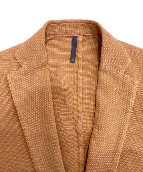 MONTEDORO（モンテドーロ）MONTEDORO (モンテドーロ) 苧麻混テーラードジャケット ブラウン サイズ:48の古着・服飾アイテム