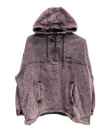 X-GIRL（エックスガール）の古着「ACID WASH SWEAT HOODIE」｜ピンク