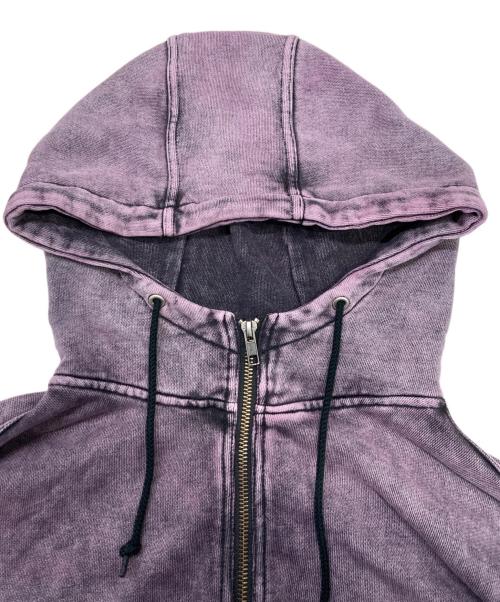 X-GIRL（エックスガール）X-girl (エックスガール) ACID WASH SWEAT HOODIE ピンク サイズ:Sの古着・服飾アイテム