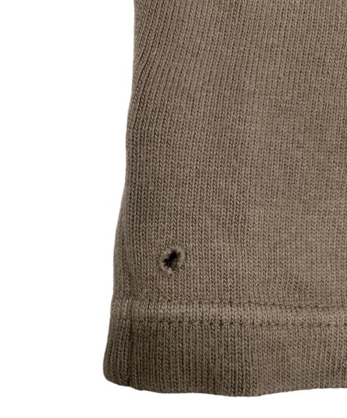 LOOPE（ルーペ）loope (ルーペ) モックネック長袖カットソー ブラウン サイズ:53の古着・服飾アイテム