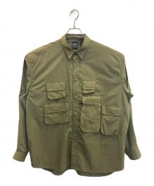 DAIWA PIER39（ダイワ ピア39）の古着「TECH ANGLERS SHIRTS L/S」｜カーキ