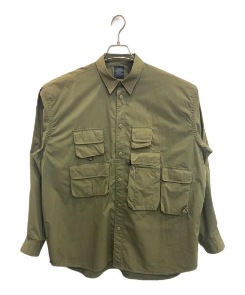 DAIWA PIER39（ダイワ ピア39）DAIWA PIER39 (ダイワ ピア39) TECH ANGLERS SHIRTS L/S カーキ サイズ:Mの古着・服飾アイテム