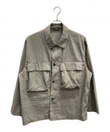 STILL BY HAND（スティルバイハンド）の古着「Garment-dye shirt jacket」｜ベージュ
