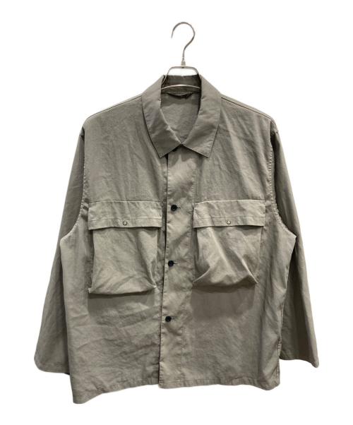 STILL BY HAND（スティルバイハンド）STILL BY HAND (スティルバイハンド) Garment-dye shirt jacket ベージュ サイズ:48の古着・服飾アイテム
