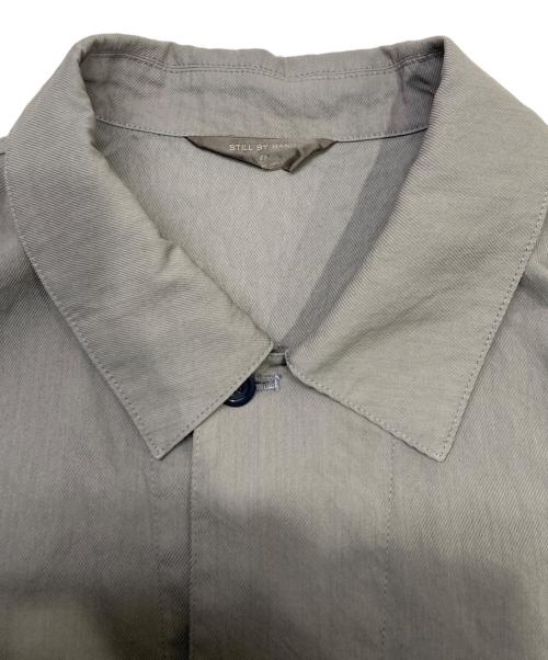 STILL BY HAND（スティルバイハンド）STILL BY HAND (スティルバイハンド) Garment-dye shirt jacket ベージュ サイズ:48の古着・服飾アイテム