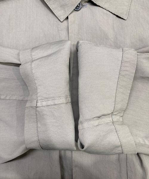 STILL BY HAND（スティルバイハンド）STILL BY HAND (スティルバイハンド) Garment-dye shirt jacket ベージュ サイズ:48の古着・服飾アイテム