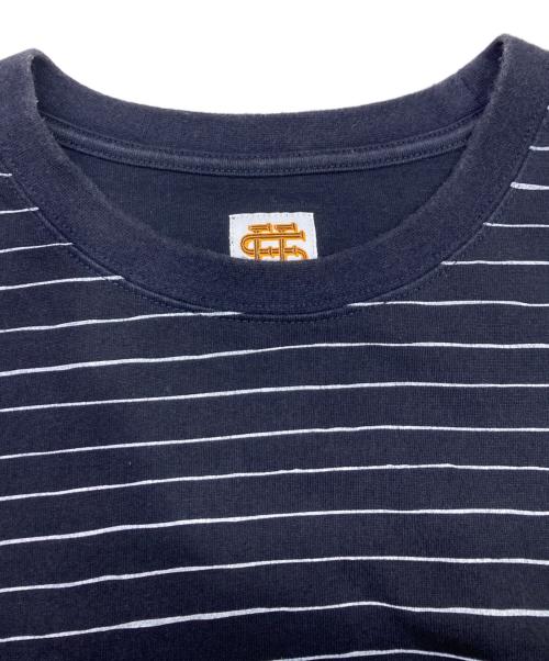 SEESEE（シーシー）SEESEE (シーシー) ボーダーTシャツ ネイビー サイズ:XLの古着・服飾アイテム
