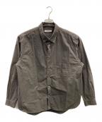confectコンフェクト）の古着「馬布レギュラーカラーシャツ」｜ブラウン
