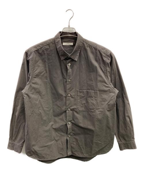 confect（コンフェクト）confect (コンフェクト) 馬布レギュラーカラーシャツ ブラウン サイズ:4の古着・服飾アイテム