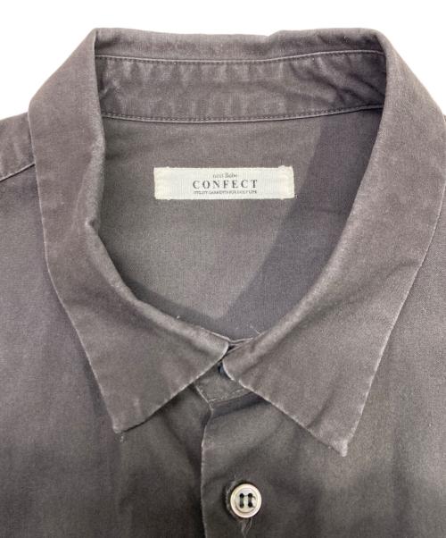 confect（コンフェクト）confect (コンフェクト) 馬布レギュラーカラーシャツ ブラウン サイズ:4の古着・服飾アイテム