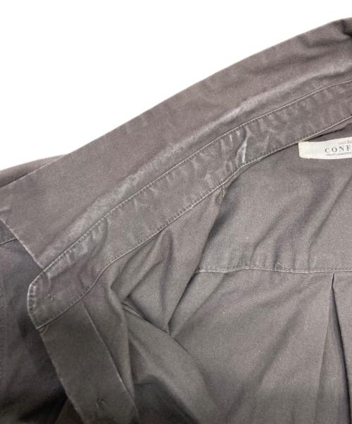 confect（コンフェクト）confect (コンフェクト) 馬布レギュラーカラーシャツ ブラウン サイズ:4の古着・服飾アイテム