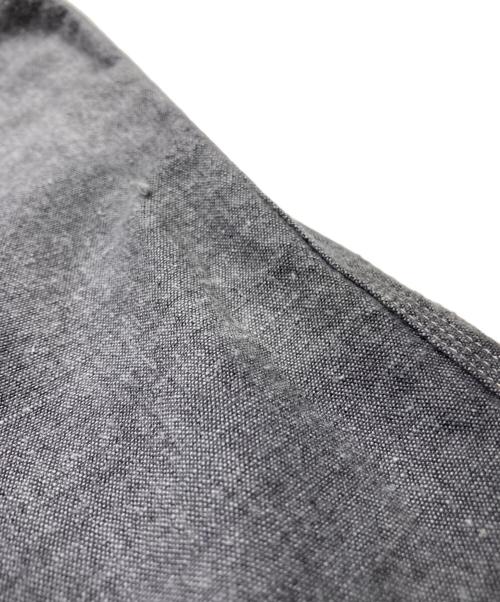 Hysteric Glamour（ヒステリックグラマー）Hysteric Glamour (ヒステリックグラマー) THAT’S ALL RIGHT pt シャンブレー長袖ワークSH グレー サイズ:Mの古着・服飾アイテム