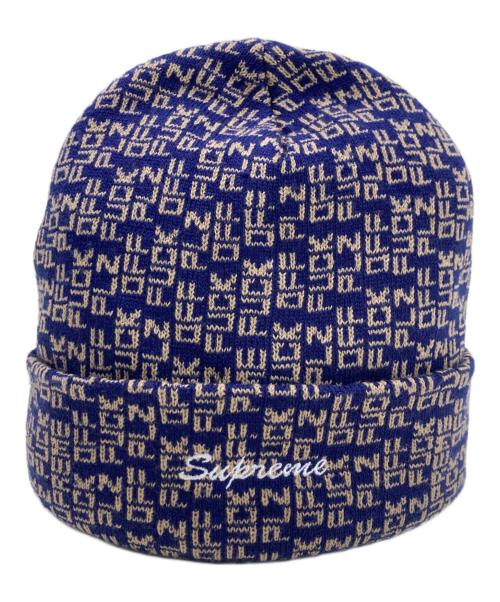 SUPREME（シュプリーム）SUPREME (シュプリーム) ニット帽 ネイビーの古着・服飾アイテム