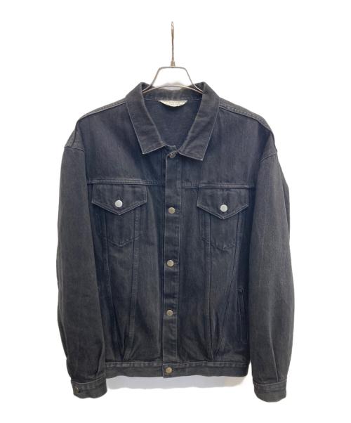 UNUSED（アンユーズド）UNUSED (アンユーズド) 13.5OZ DENIM OVERSIZED JACKET ブラック サイズ:2の古着・服飾アイテム