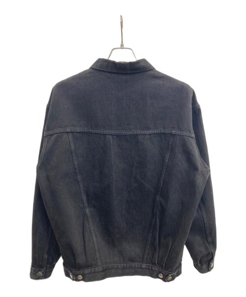 UNUSED（アンユーズド）UNUSED (アンユーズド) 13.5OZ DENIM OVERSIZED JACKET ブラック サイズ:2の古着・服飾アイテム