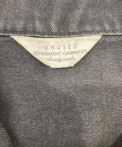 UNUSED（アンユーズド）UNUSED (アンユーズド) 13.5OZ DENIM OVERSIZED JACKET ブラック サイズ:2の古着・服飾アイテム