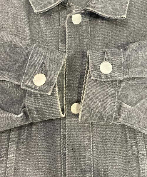UNUSED（アンユーズド）UNUSED (アンユーズド) 13.5OZ DENIM OVERSIZED JACKET ブラック サイズ:2の古着・服飾アイテム