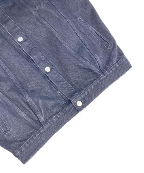 UNUSED（アンユーズド）UNUSED (アンユーズド) 13.5OZ DENIM OVERSIZED JACKET ブラック サイズ:2の古着・服飾アイテム