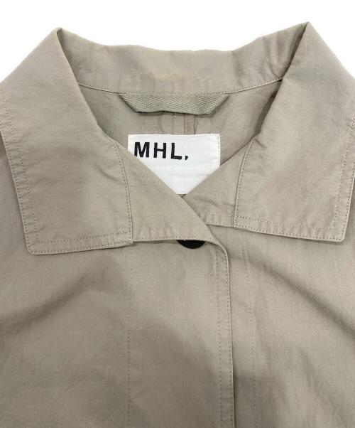 MHL（エムエイチエル）MHL (エムエイチエル) PROOFED COTTON POPLIN COAT ベージュ サイズ:2の古着・服飾アイテム