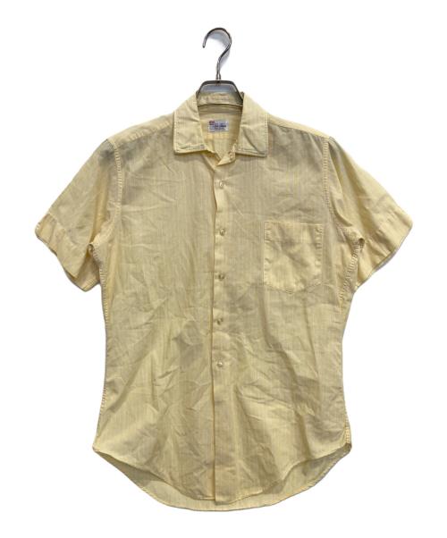 B.V.D（ビーブイディー）B.V.D (ビーブイディー) TWO TIMER 半袖シャツ イエロー サイズ:表記無しの古着・服飾アイテム
