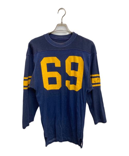 Hanes（ヘインズ）Hanes (ヘインズ) カットソー グリーン×イエロー [色] サイズ:Lの古着・服飾アイテム