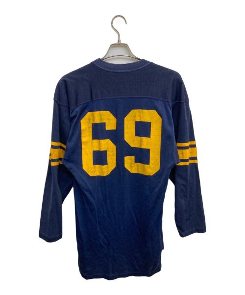 Hanes（ヘインズ）Hanes (ヘインズ) カットソー グリーン×イエロー [色] サイズ:Lの古着・服飾アイテム