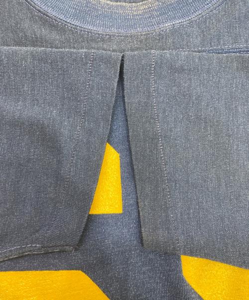 Hanes（ヘインズ）Hanes (ヘインズ) カットソー グリーン×イエロー [色] サイズ:Lの古着・服飾アイテム