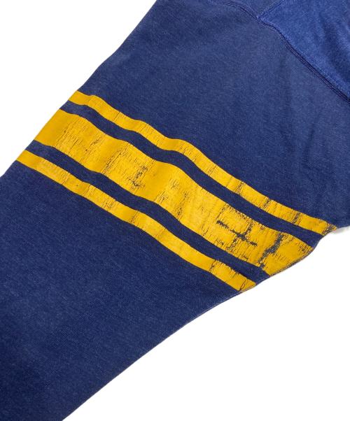 Hanes（ヘインズ）Hanes (ヘインズ) カットソー グリーン×イエロー [色] サイズ:Lの古着・服飾アイテム