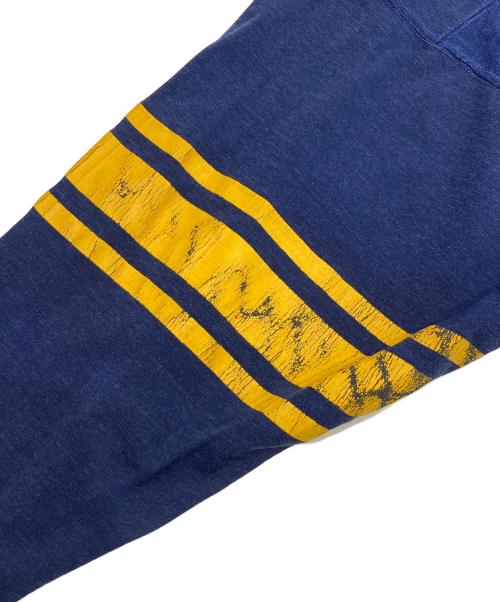 Hanes（ヘインズ）Hanes (ヘインズ) カットソー グリーン×イエロー [色] サイズ:Lの古着・服飾アイテム