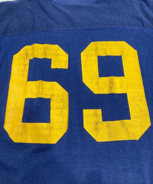 Hanes（ヘインズ）Hanes (ヘインズ) カットソー グリーン×イエロー [色] サイズ:Lの古着・服飾アイテム