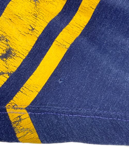 Hanes（ヘインズ）Hanes (ヘインズ) カットソー グリーン×イエロー [色] サイズ:Lの古着・服飾アイテム