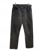 LEVI'Sリーバイス）の古着「後染めブラックデニムパンツ」｜ブラック