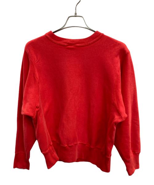 Champion REVERSE WEAVE（チャンピオン リバース ウィーブ）Champion REVERSE WEAVE (チャンピオン リバース ウィーブ) プリントスウェット レッド サイズ:Mの古着・服飾アイテム