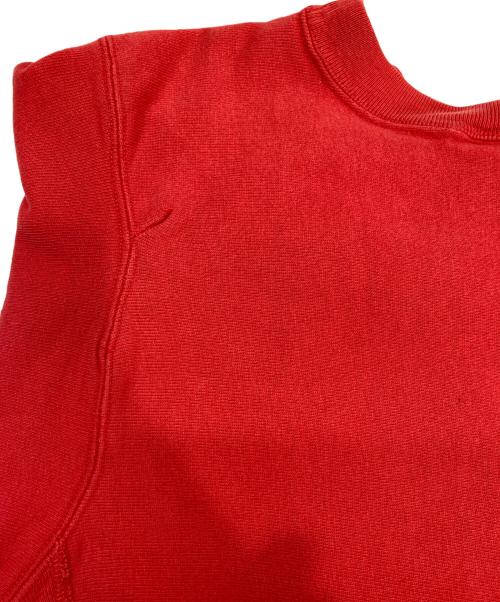 Champion REVERSE WEAVE（チャンピオン リバース ウィーブ）Champion REVERSE WEAVE (チャンピオン リバース ウィーブ) プリントスウェット レッド サイズ:Mの古着・服飾アイテム