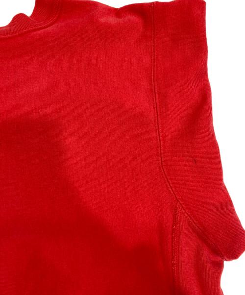 Champion REVERSE WEAVE（チャンピオン リバース ウィーブ）Champion REVERSE WEAVE (チャンピオン リバース ウィーブ) プリントスウェット レッド サイズ:Mの古着・服飾アイテム