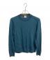 PAUL SMITH（ポールスミス）の古着「ファインゲージ クルーネックニット」｜ブルー