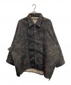 My Beautiful Landletマイビューティフルランドレット）の古着「PAISLEY GOBELIN WEAVING RAGLAN OVERSIZE SHIRT」｜マルチカラー