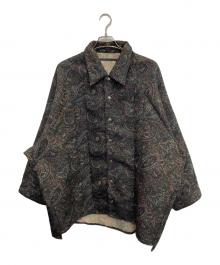 My Beautiful Landlet（マイビューティフルランドレット）の古着「PAISLEY GOBELIN WEAVING RAGLAN OVERSIZE SHIRT」｜マルチカラー