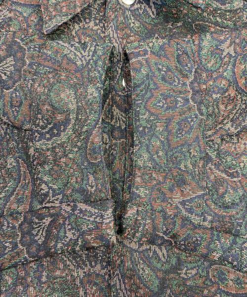 My Beautiful Landlet（マイビューティフルランドレット）My Beautiful Landlet (マイビューティフルランドレット) PAISLEY GOBELIN WEAVING RAGLAN OVERSIZE SHIRT マルチカラー サイズ:1の古着・服飾アイテム