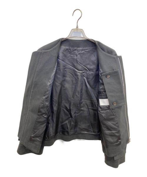 stein（シュタイン）stein (シュタイン) NO COLLAR MELTON JACKET グレー サイズ:Sの古着・服飾アイテム