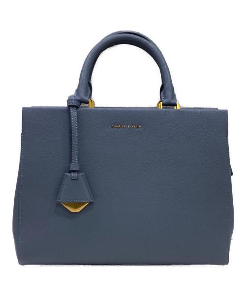 CHARLES & KEITH（チャールズアンドキース）CHARLES & KEITH (チャールズアンドキース) 2WAYバッグ ブルー 未使用品の古着・服飾アイテム