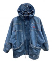 X-GIRL（エックスガール）の古着「ジャケット」｜インディゴ