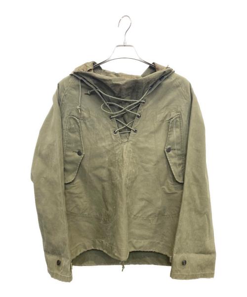 U'S NAVY（ユーエスネイビー）U'S NAVY (ユーエスネイビー) デッキレインパーカー カーキ サイズ:Sの古着・服飾アイテム