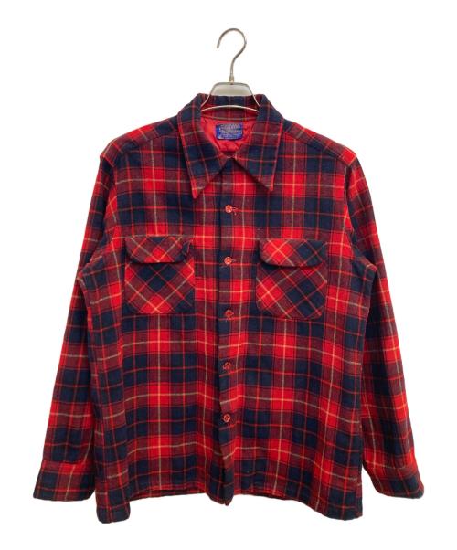 PENDLETON（ペンドルトン）PENDLETON (ペンドルトン) ボードシャツ レッド サイズ:Lの古着・服飾アイテム