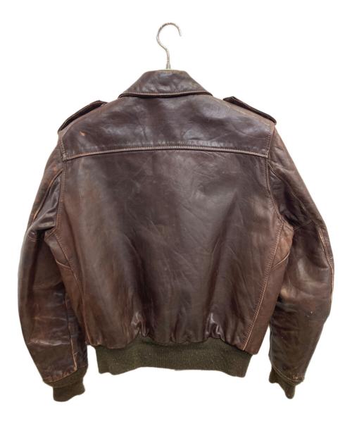 USED（ユーズド）USED (ユーズド) A-2レザージャケット ブラウン サイズ:不明の古着・服飾アイテム