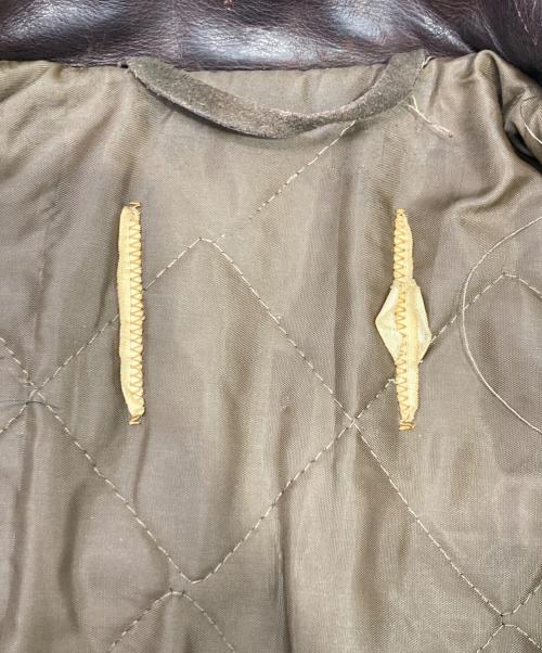 USED（ユーズド）USED (ユーズド) A-2レザージャケット ブラウン サイズ:不明の古着・服飾アイテム